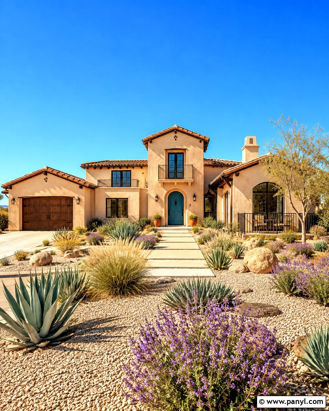 Clay Beige Stucco House Exterior - 20 outer colour of house ideas