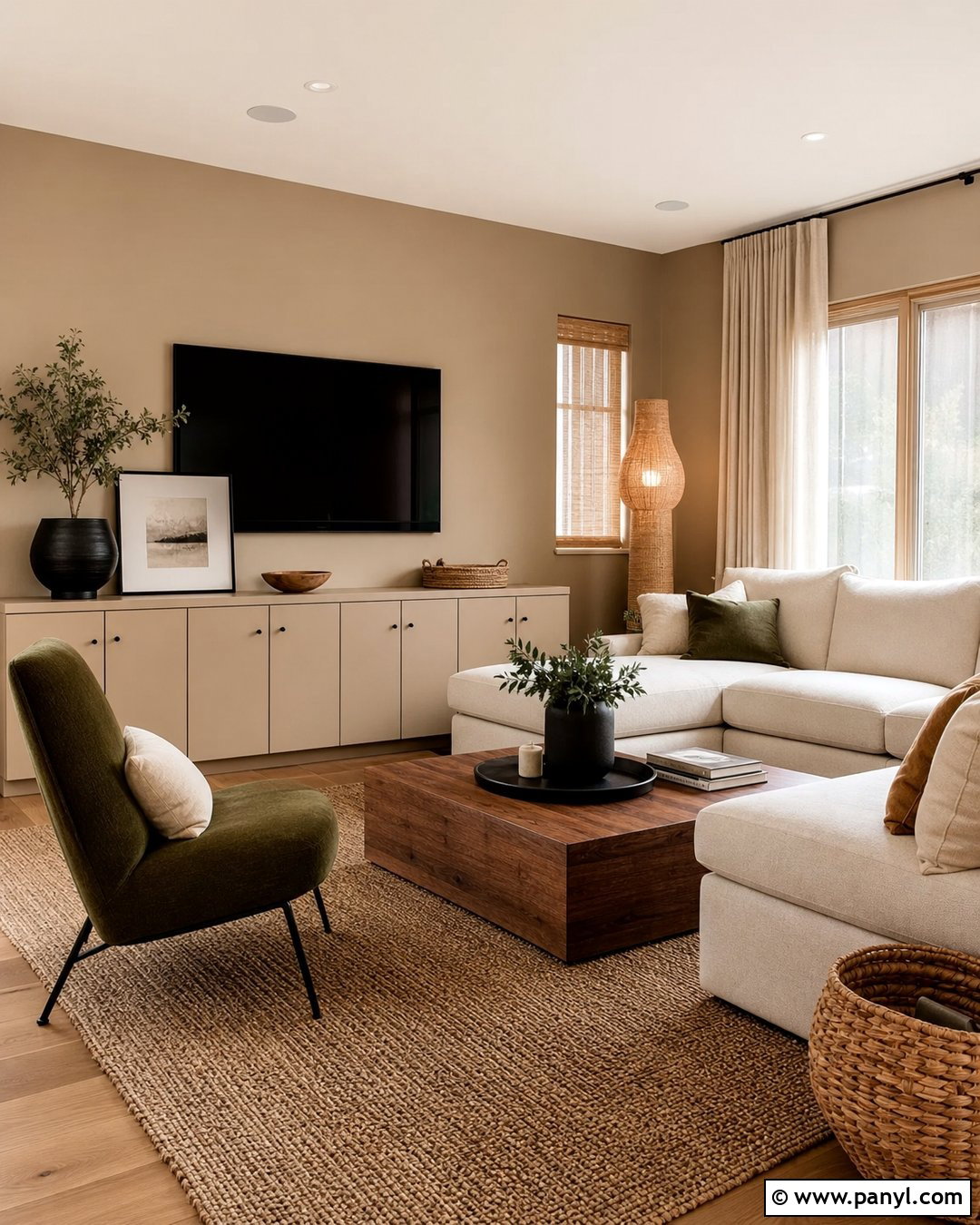 Clay Beige Wall Paint - 30 Modern Wall Paint Ideas