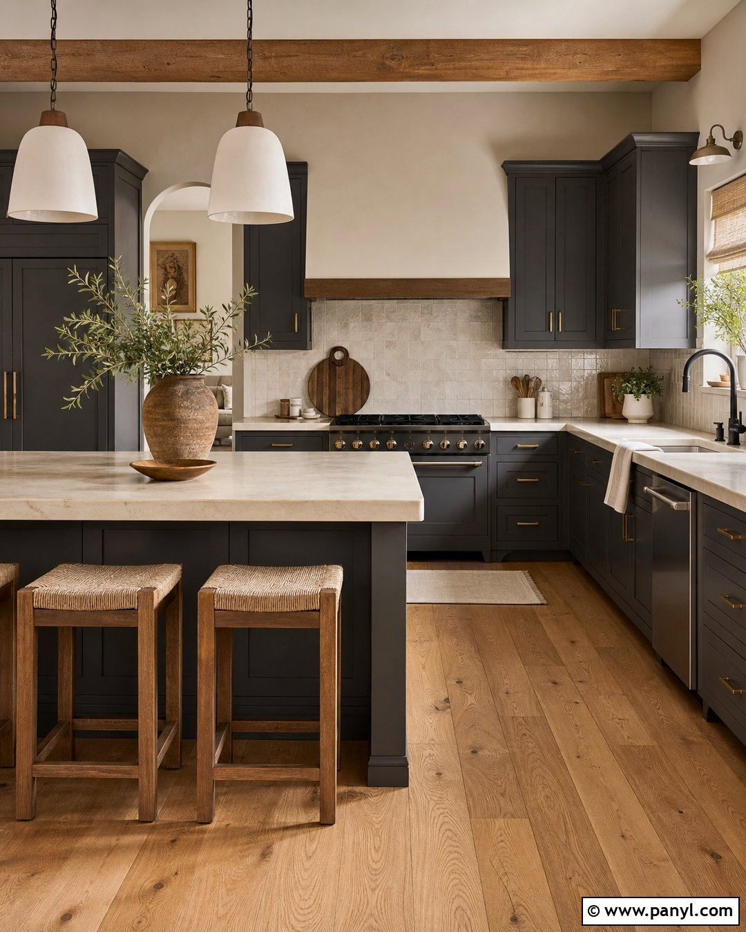 Clay Beige Walls With Gray Kitchen Cabinets - 30 Gray Kitchen Cabinets Wall Color Ideas
