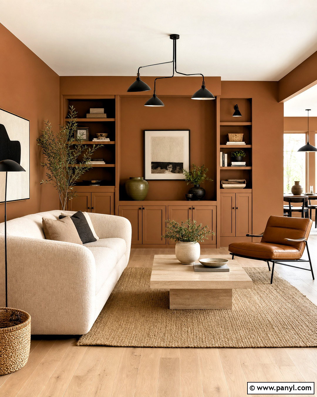 Clay Brown And Ivory Interior Paint Scheme - 20 interior paint colors schemes