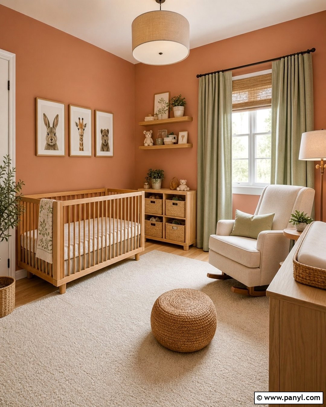 Clay Colored Nursery Walls - 30 clay colored walls