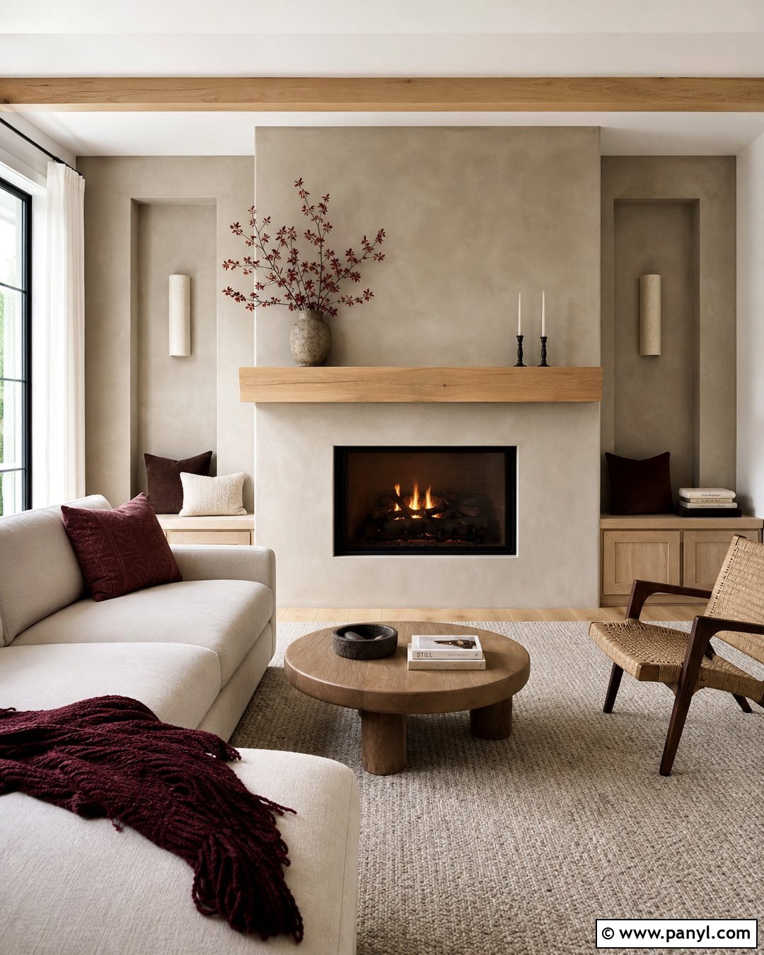 Clay Fireplace Accent Wall - 35 Fireplace Accent Wall Color Ideas