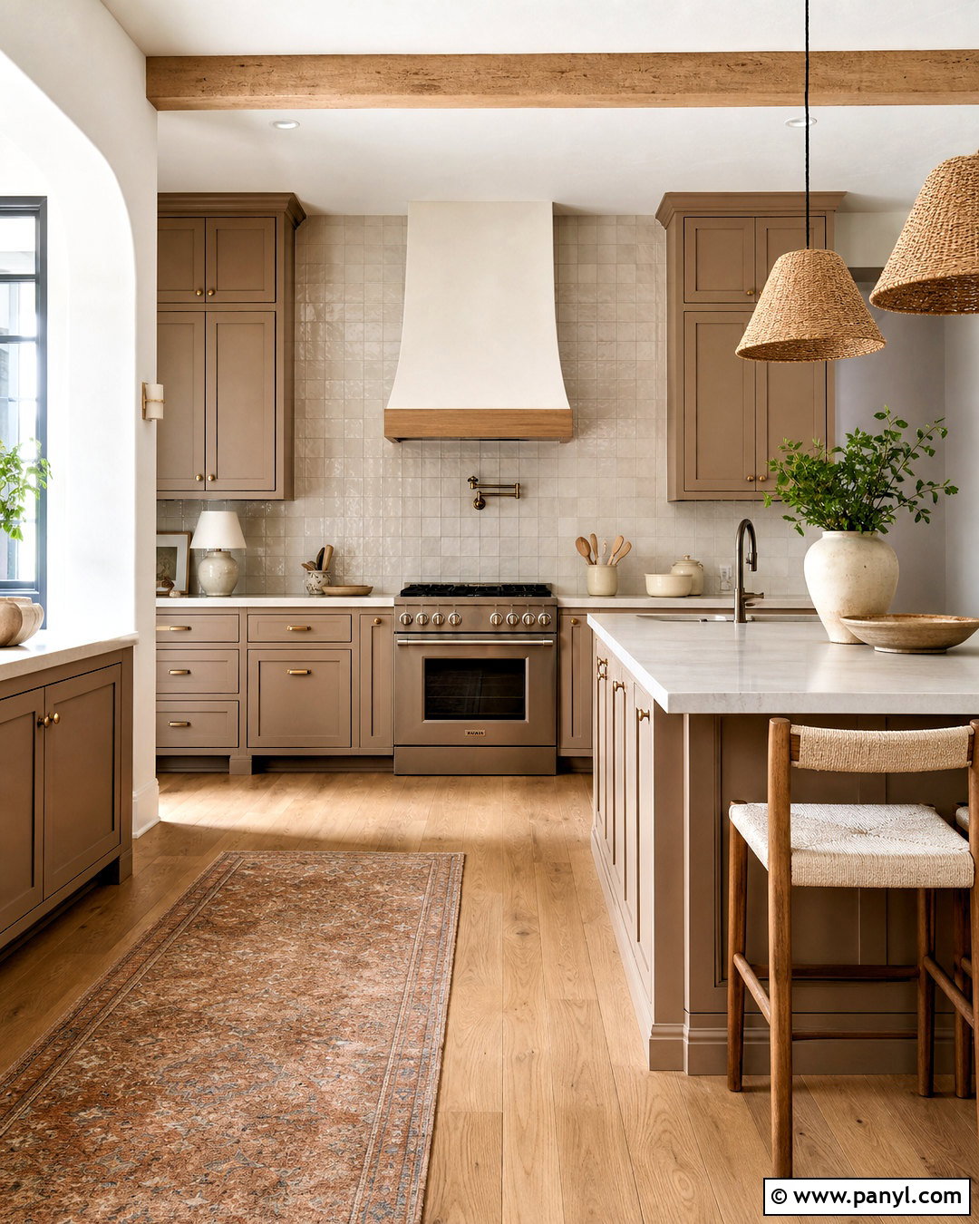 Clay Kitchen Cabinets - 20 earthy kitchen ideas