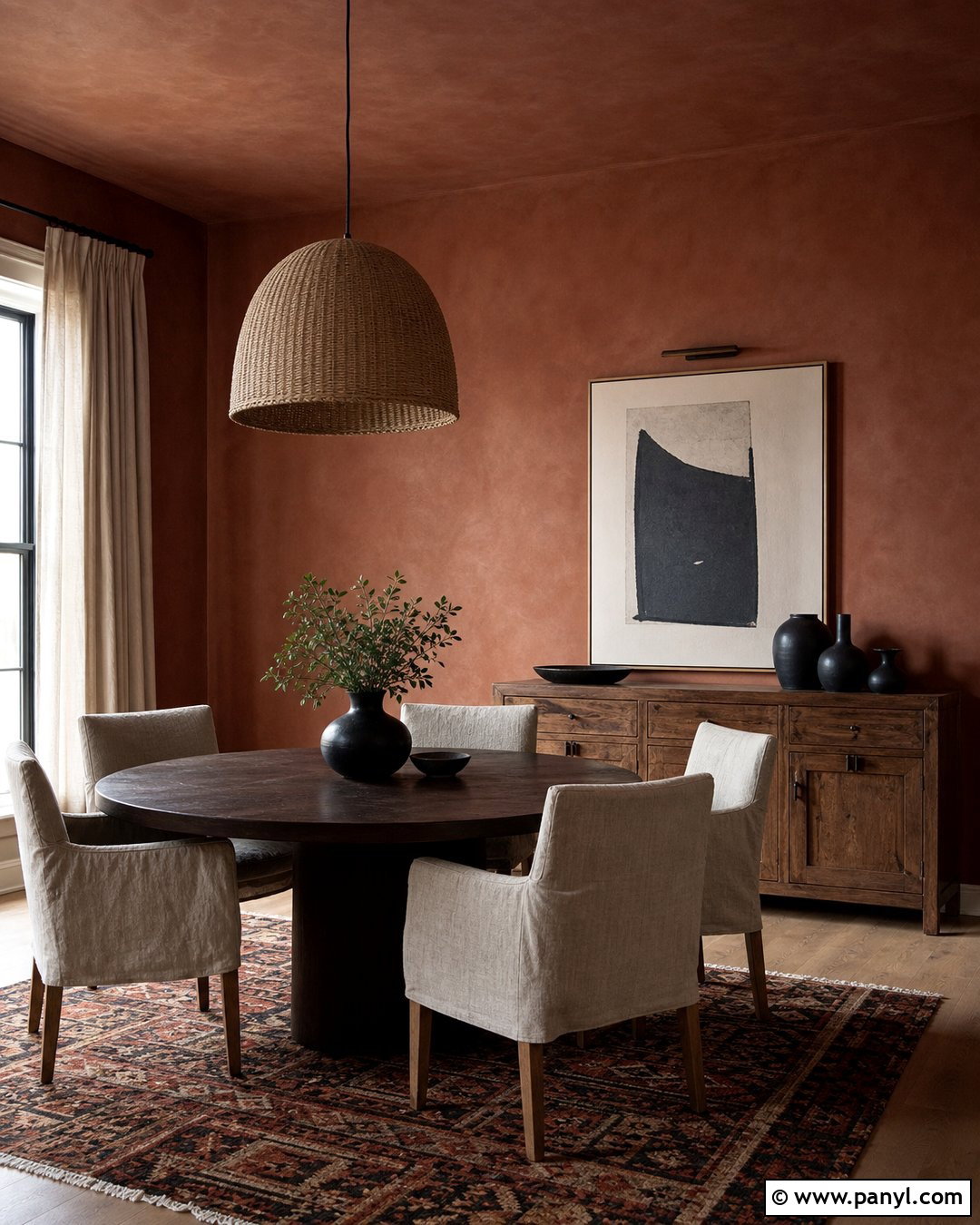 Clay Limewash Dining Room - 25 Limewash Walls And Ceiling Ideas