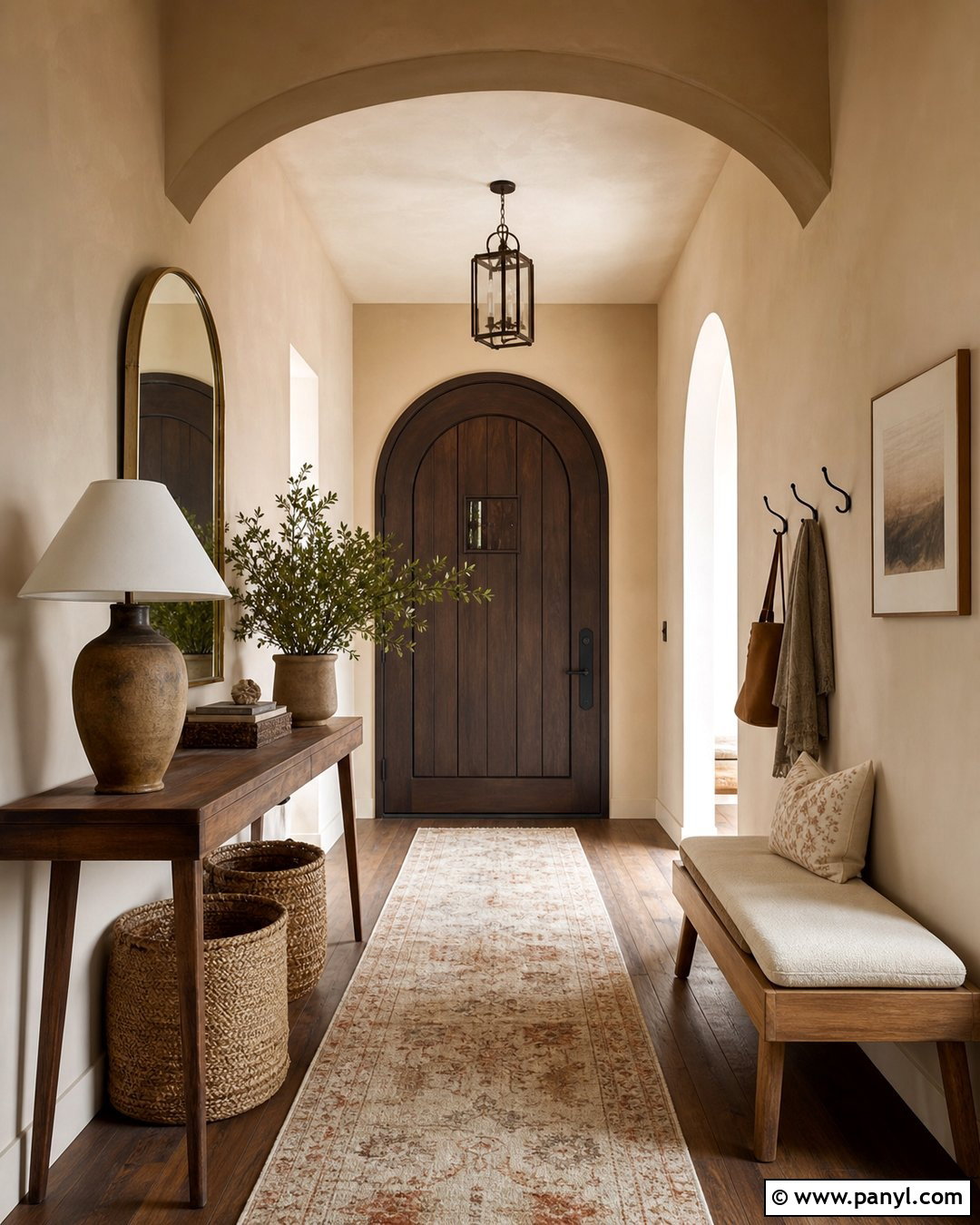 Clay Nude Entryway - 30 Nude Wall Color Ideas