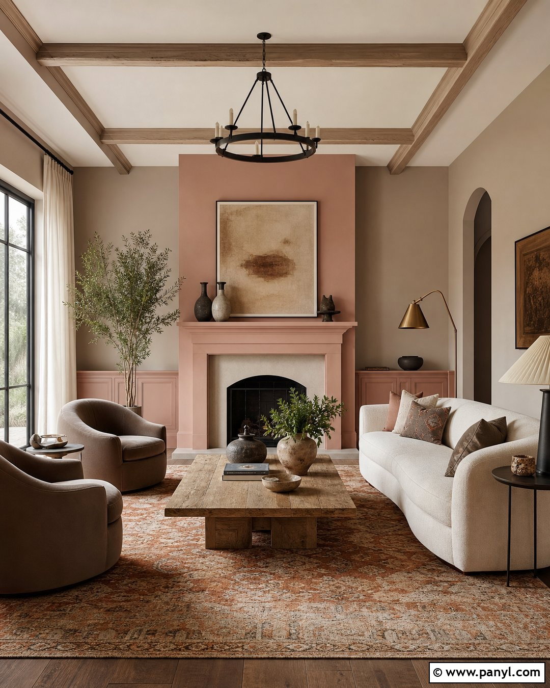 Clay Pink And Taupe Walls - 25 Wall Paint Color Combination Ideas
