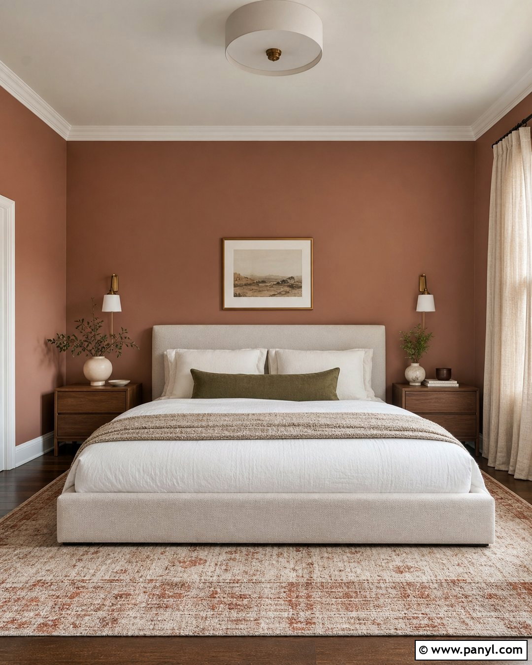Clay Pink Bedroom Wall Color - 30 house wall color ideas