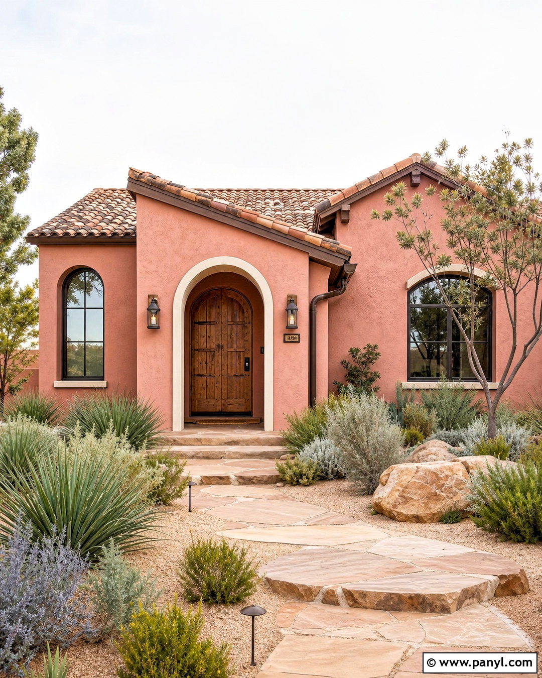 Clay Pink Exterior House Paint - 20 external house paint colors