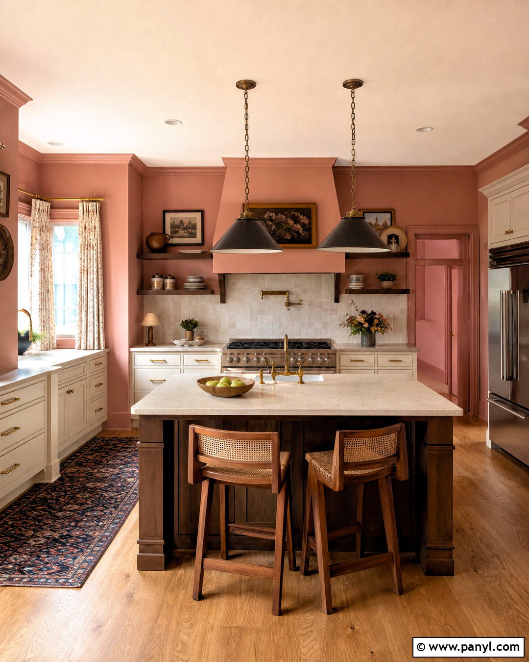Clay Pink Kitchen Walls - 20 kitchen paint color ideas for walls