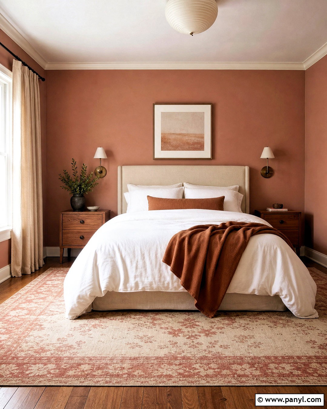 Clay Pink Wall Paint - 20 wall paint colour ideas