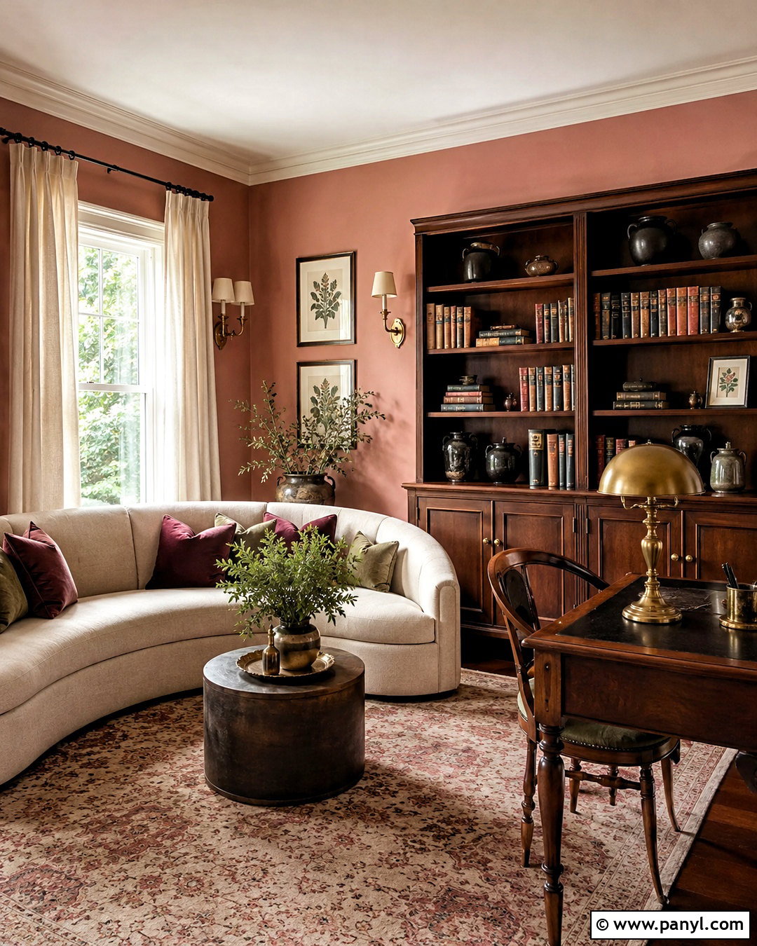 Clay Pink Walls With Cream Trim - 20 Wall Colors With Cream Trim Ideas