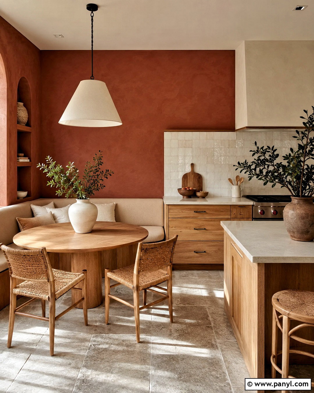 Clay Red Venetian Plaster Wall Texture - 35 wall color texture ideas