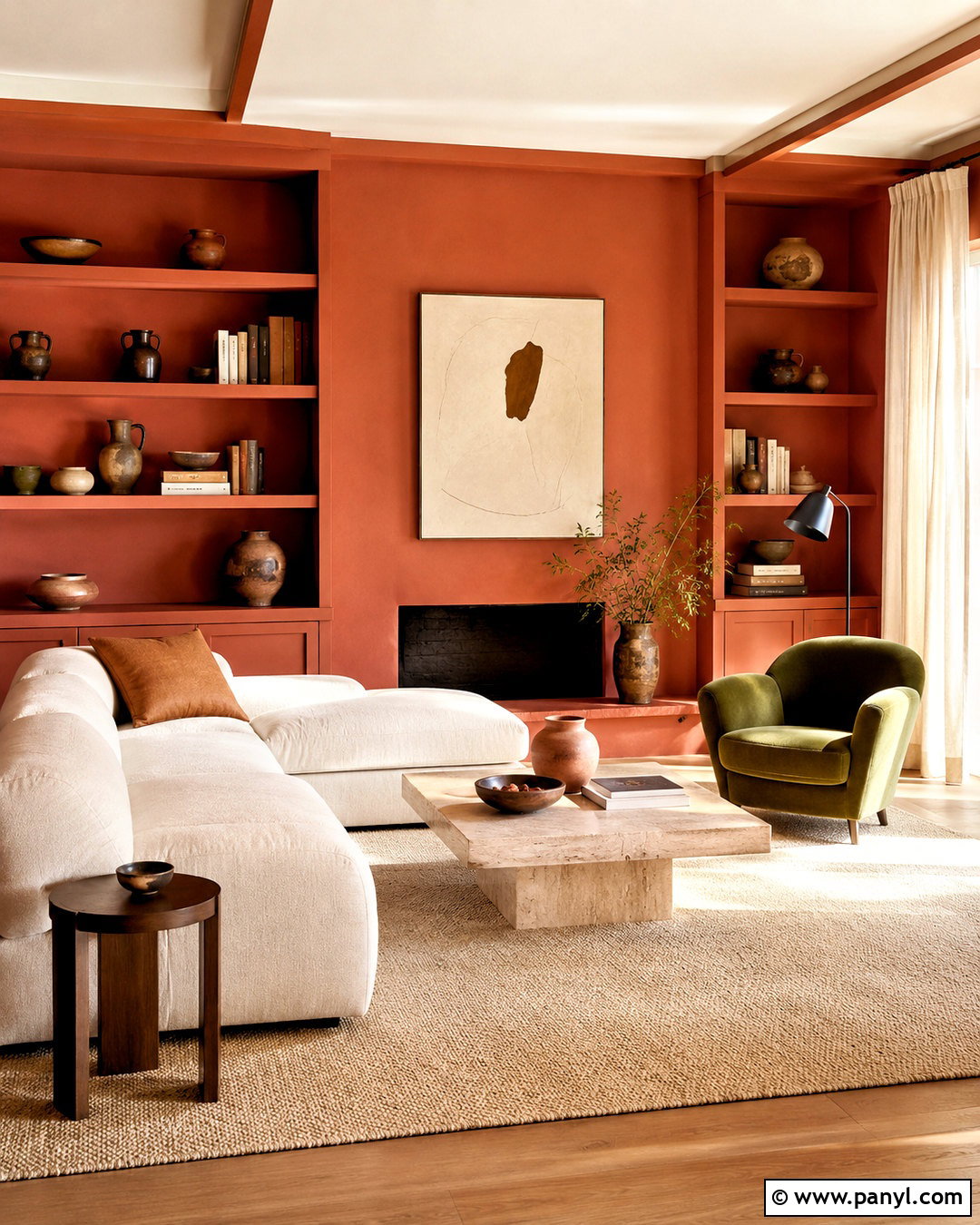 Clay Terracotta Paint Color - 20 modern paint colors