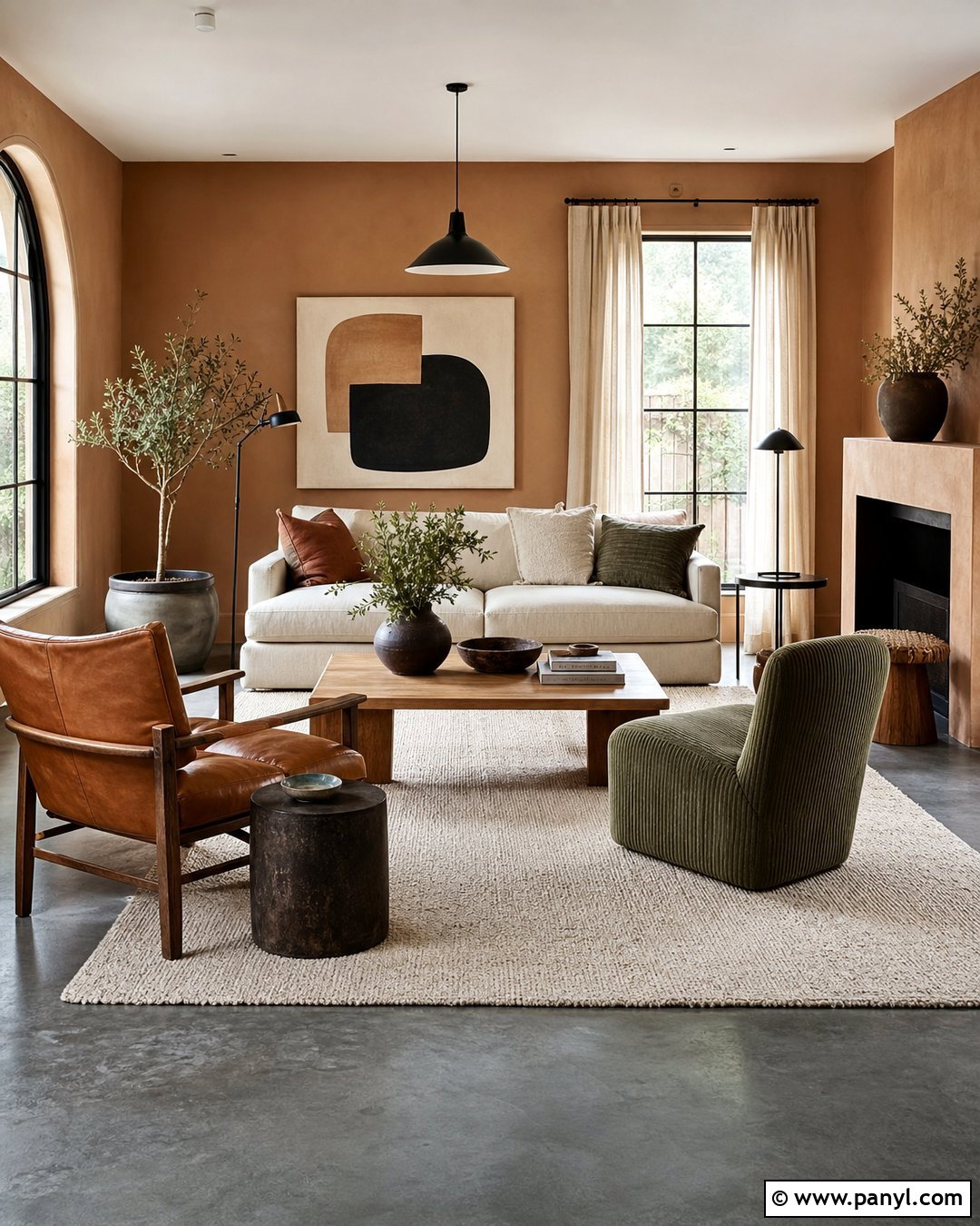 Clay Wall Color With Gray Floors - 30 wall color with gray floors