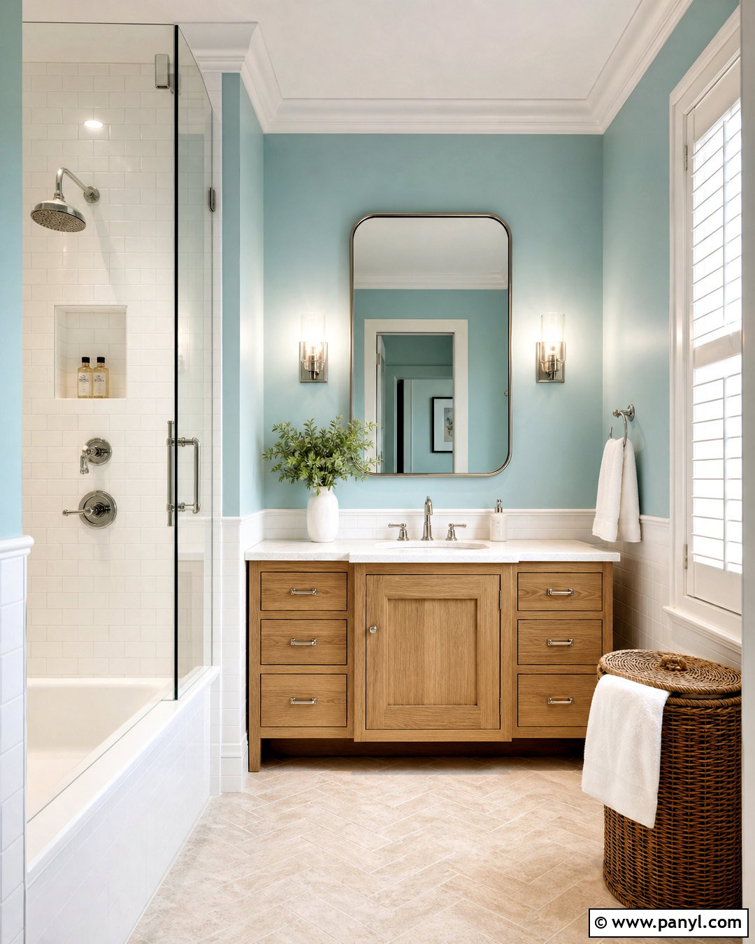 Clear Skies Baby Blue Bathroom - 20 baby blue paint colors