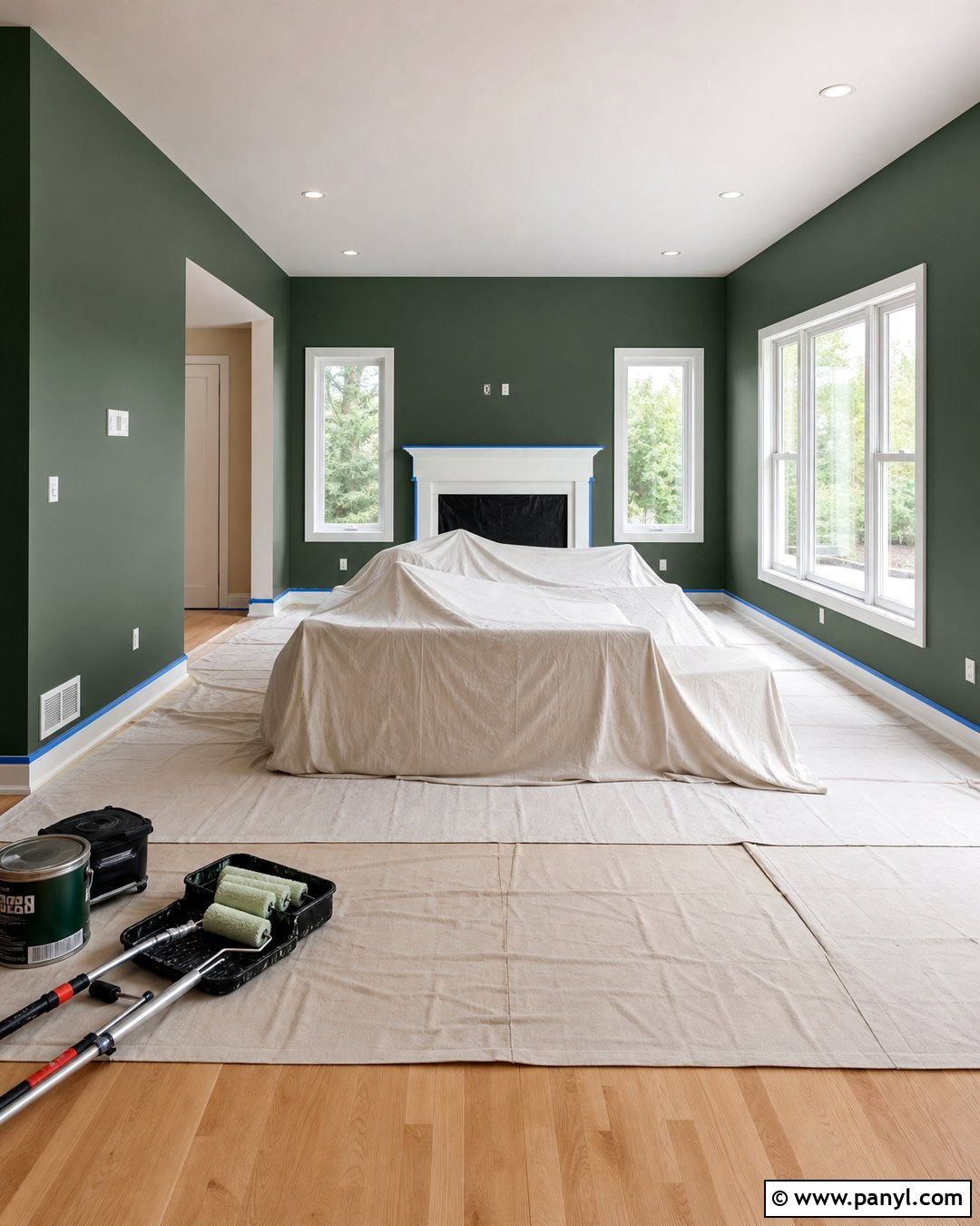 Clear and Protect Room - 20 How To Paint Over Dark Walls