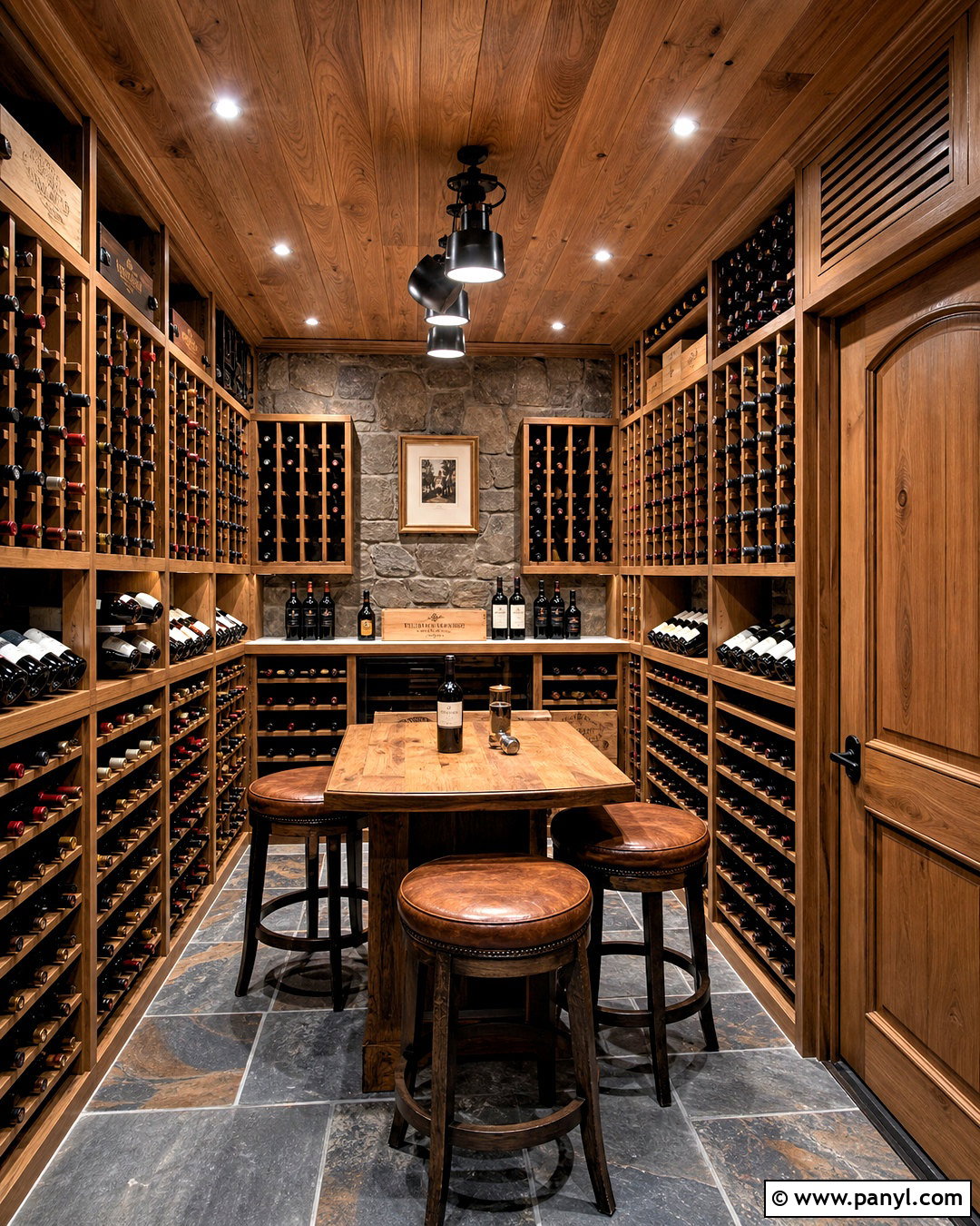 Climate-Controlled Rustic Wine Cellar - 20 wine cellar basement rustic ideas