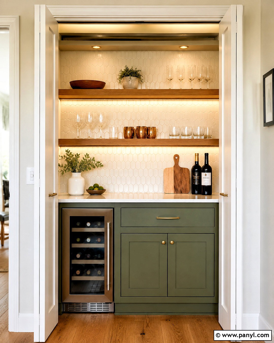 Closet Dry Bar Wall - 20 dry bar wall ideas