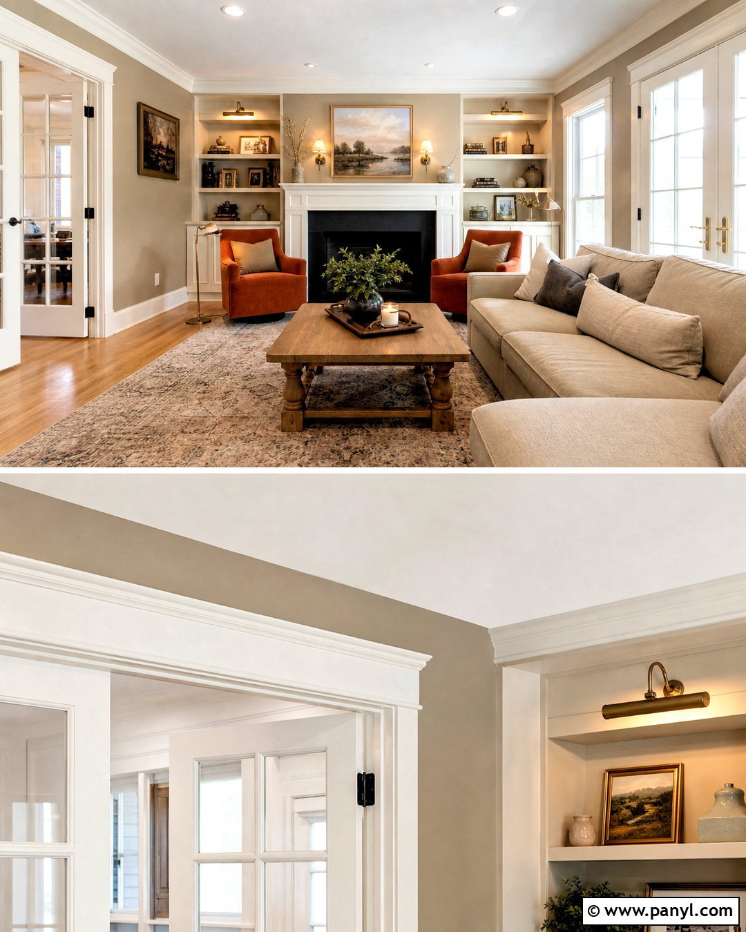 Cloud White White Trim - 20 white trim paint color ideas