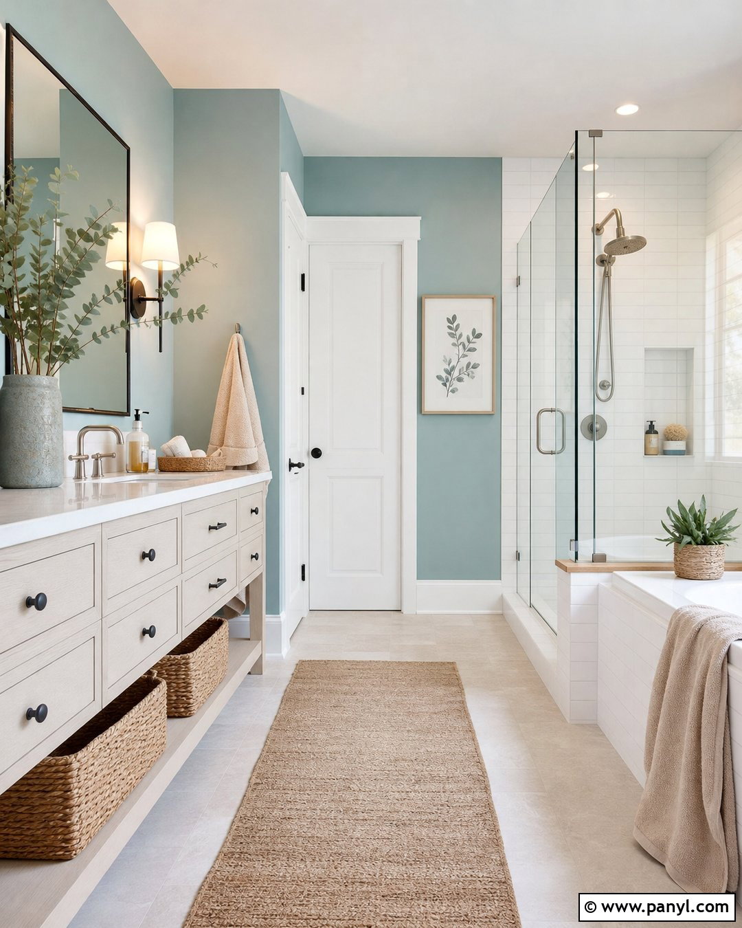 Coastal Aqua Wall Color - 35 home wall color ideas