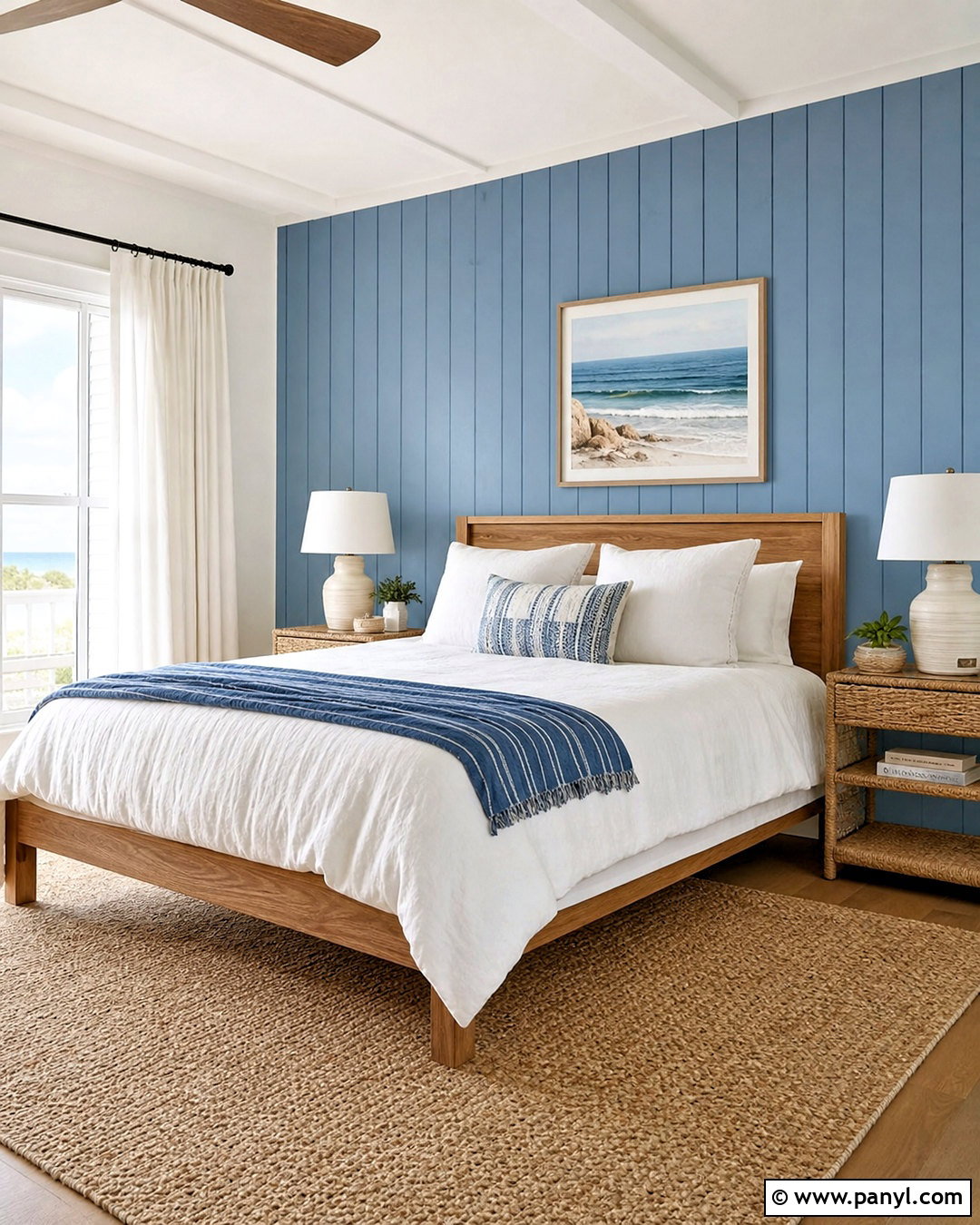 Coastal Bedroom Statement Wall - 20 statement walls