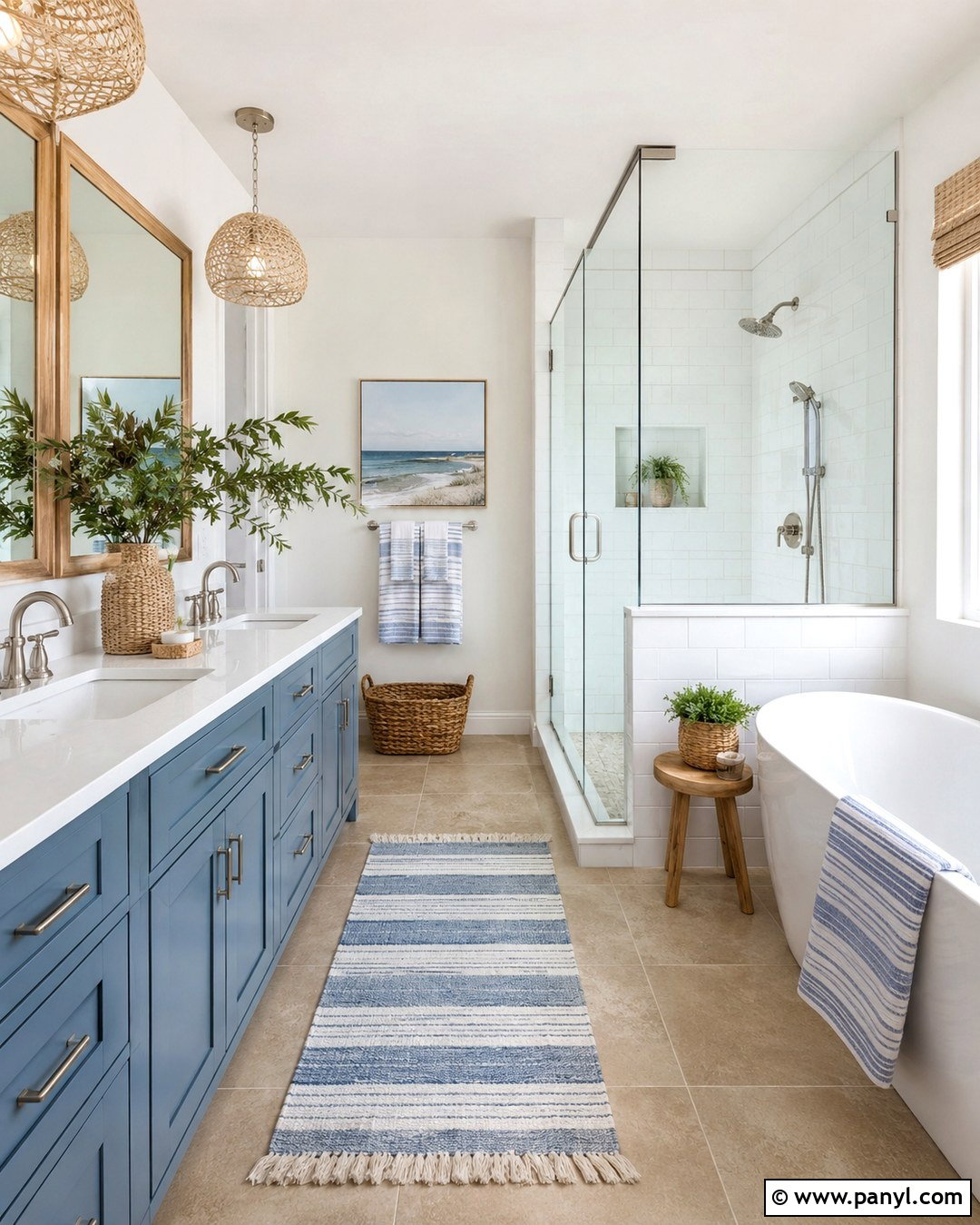 Coastal Blue Bathroom - 20 Bathroom Blue Colors