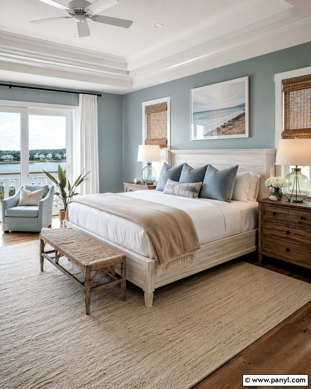 Coastal Blue Gray Bedroom - 20 blue gray bedroom colors