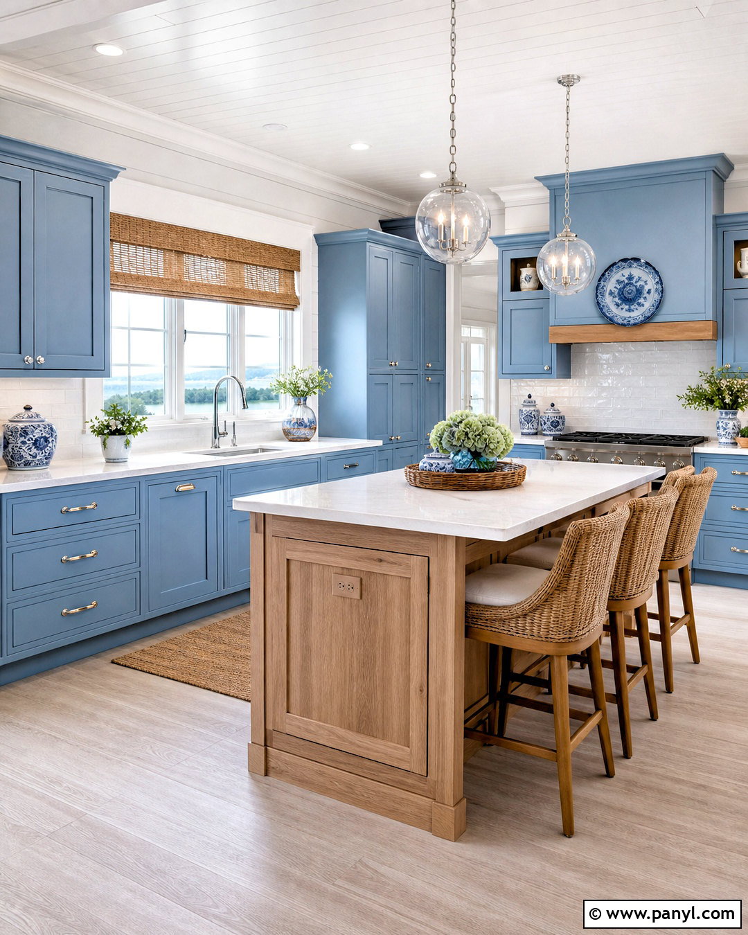 Coastal Blue Kitchen - 20 kitchen inspo ideas
