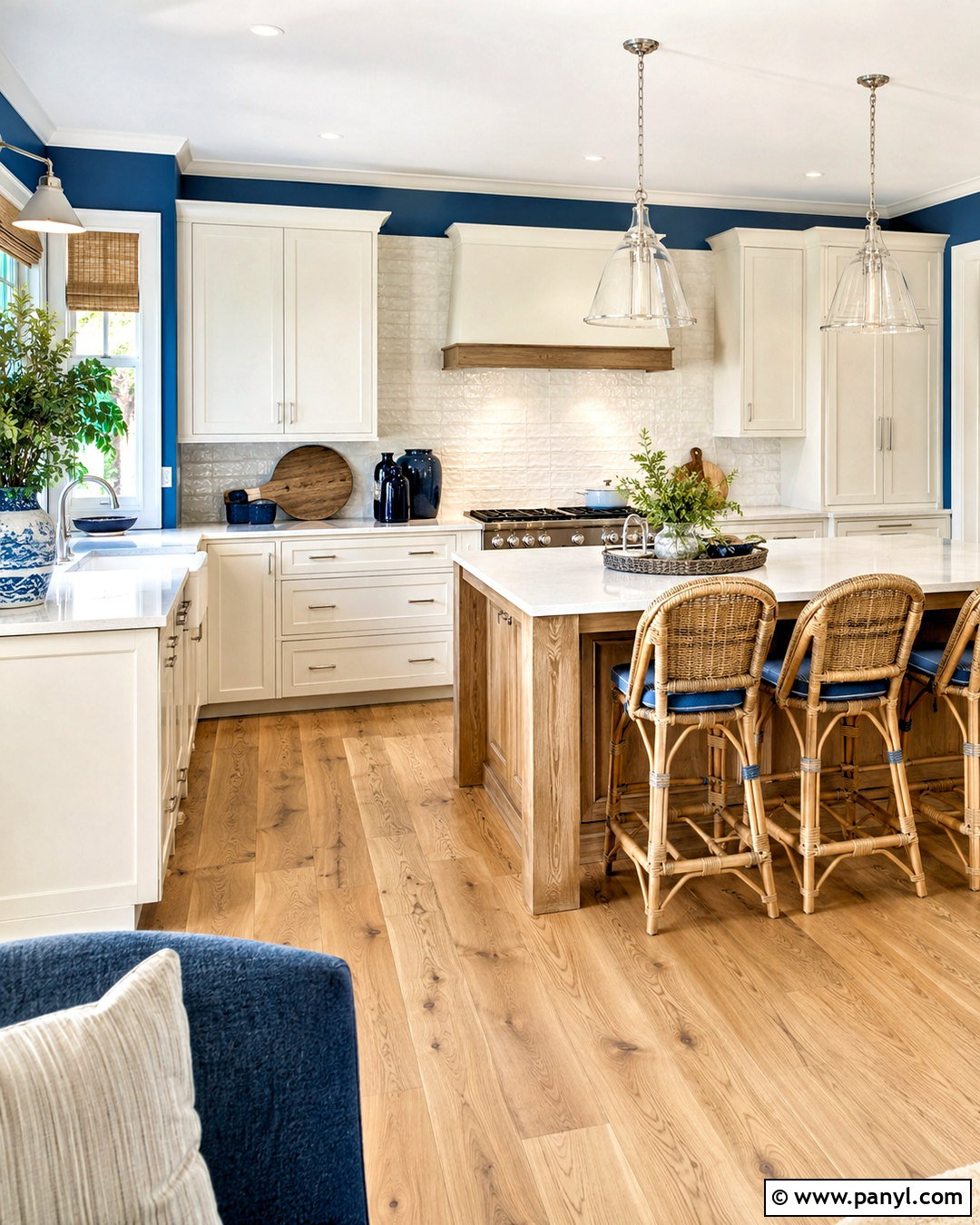 Coastal Blue Kitchen Walls - 40 kitchen colors for walls