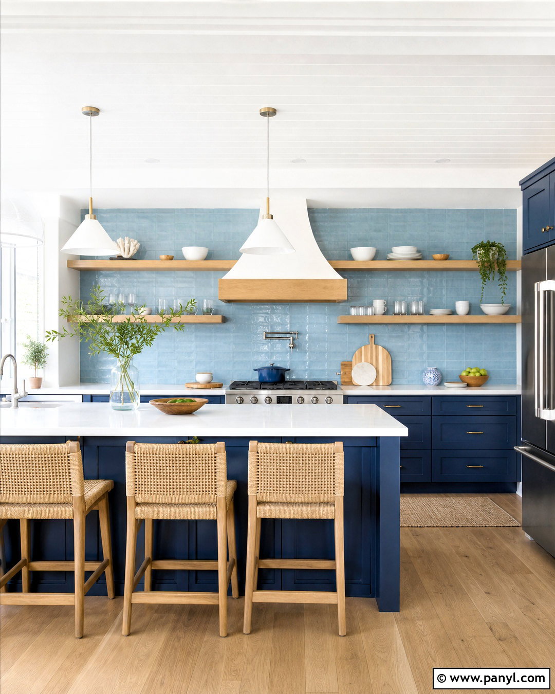 20 Coastal Blue Kitchen Ideas for a Breezy Seaside Look