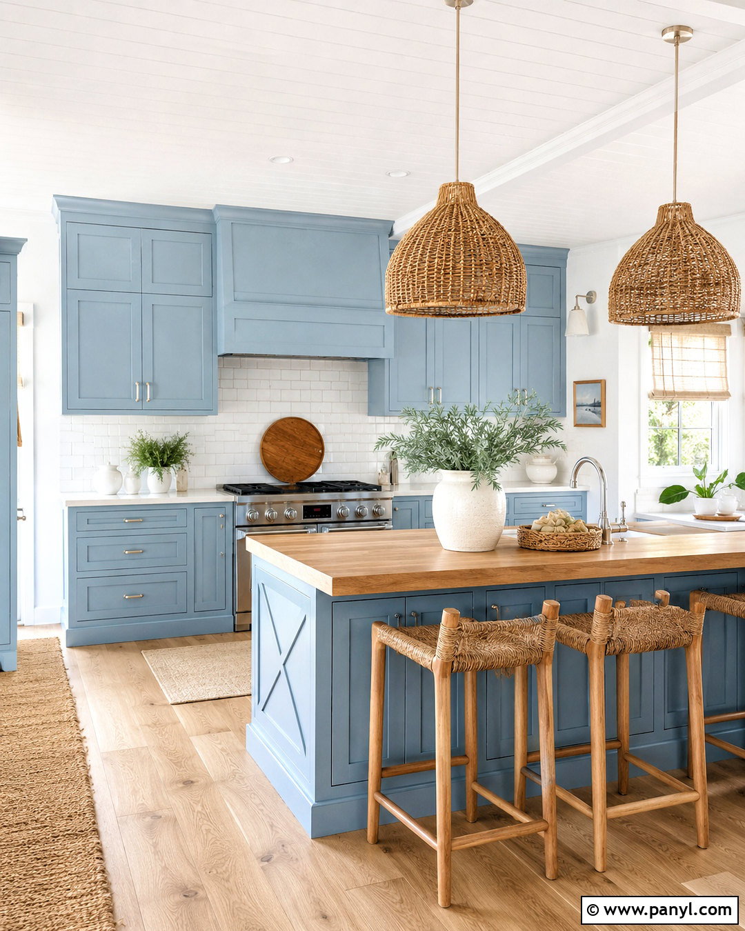 Coastal Blue Kitchen - 20 blue kitchen ideas