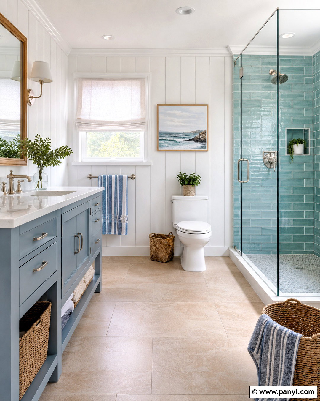 Coastal Cottage Bathroom - 20 cottage bathroom ideas