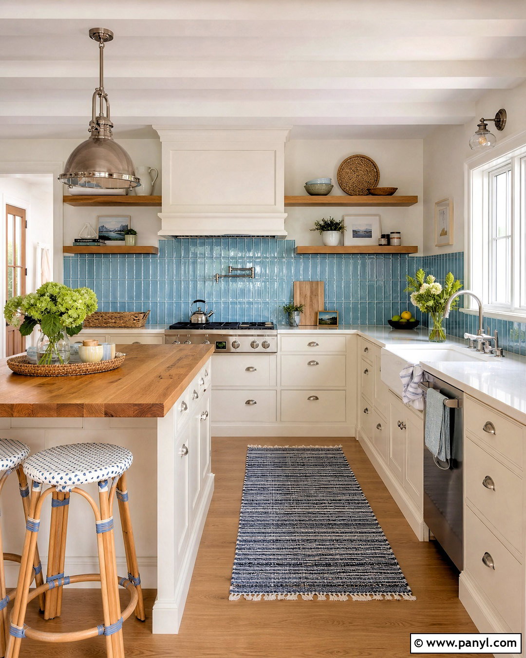 Coastal Cottage Kitchen - 20 beach interior design coastal style ideas