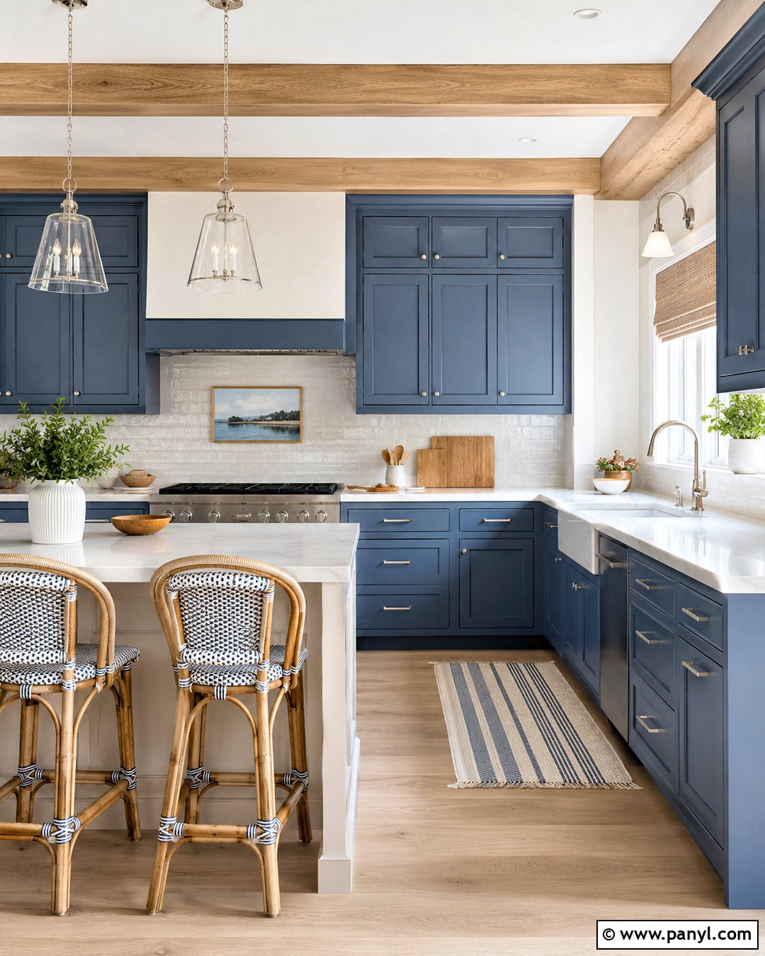 Coastal Dusk Blue Kitchen - 20 dusk blue kitchen ideas