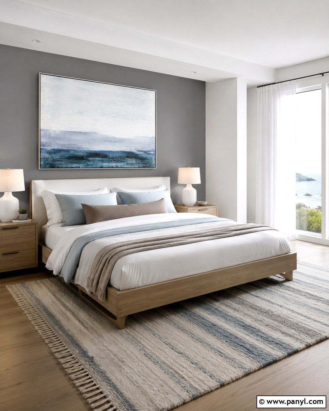 Coastal Fog Gray Accent Wall - 20 Coastal Accent Wall Colors