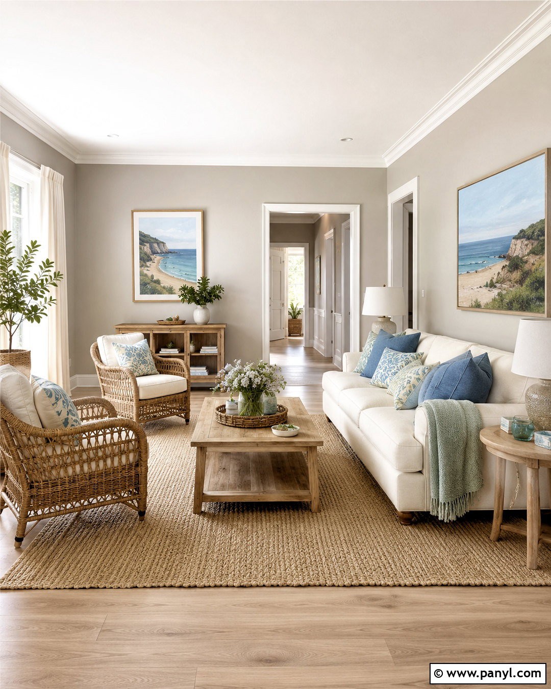Coastal Greige Walls - 20 Wall Color Greige Ideas