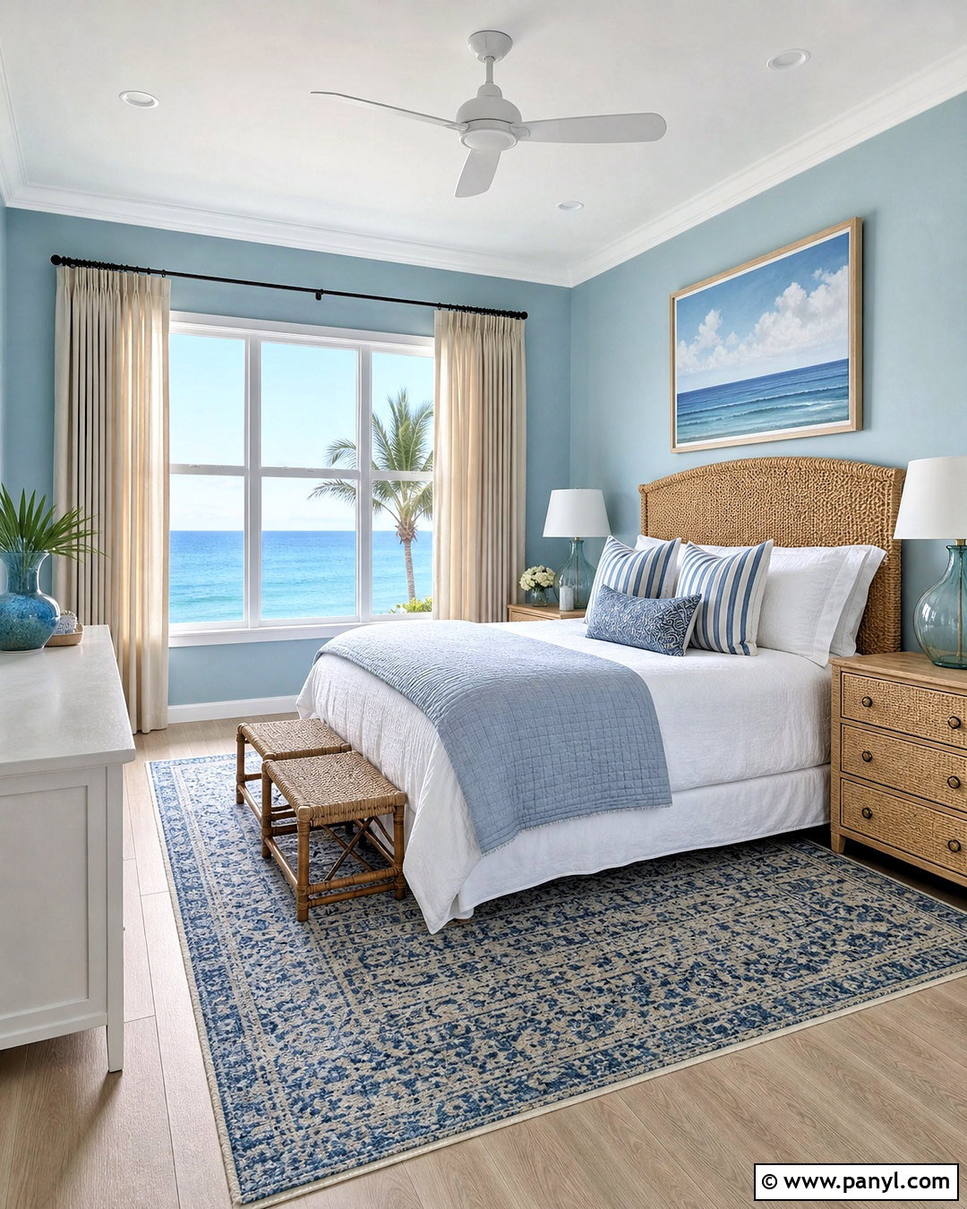 Coastal Guest Room - 20 guest room ideas