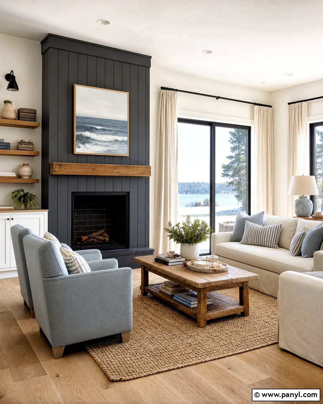 Coastal Iron Ore Living Room - 20 iron ore living room ideas
