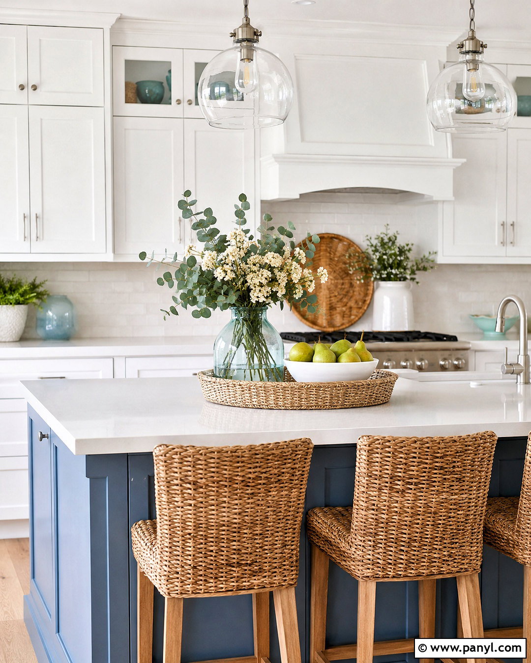 Coastal Kitchen Island Decor - 20 center island decor ideas