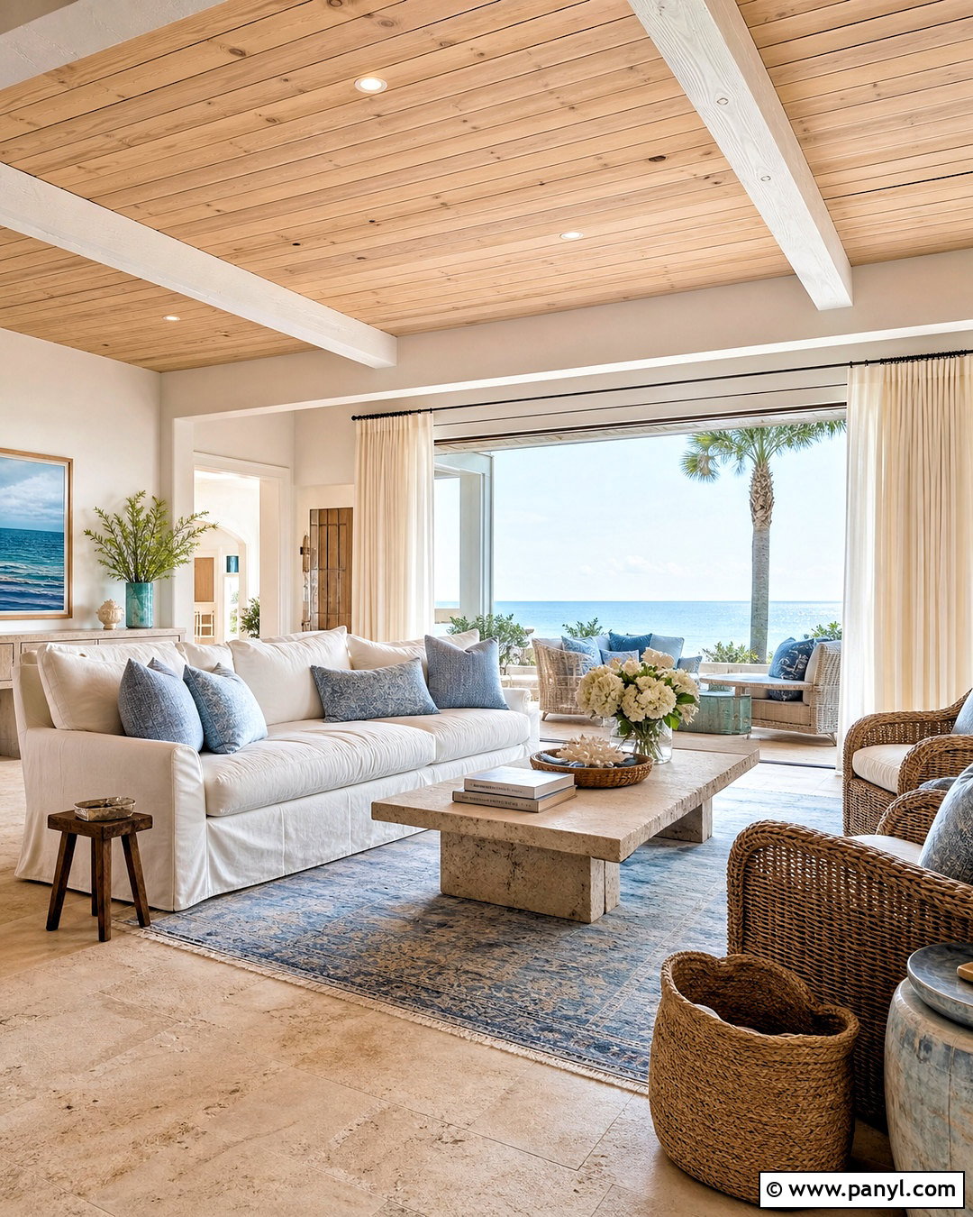 Coastal Knotty Pine Ceiling - 20 knotty pine ceiling ideas