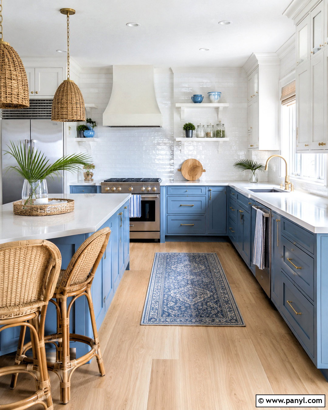 Coastal Light Blue And White Kitchen - 20 light blue and white kitchen ideas