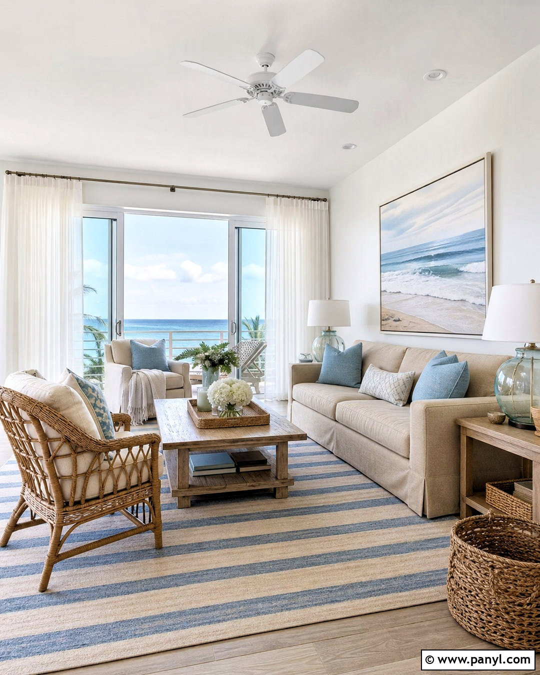 Coastal Living Room - 20 living room designs