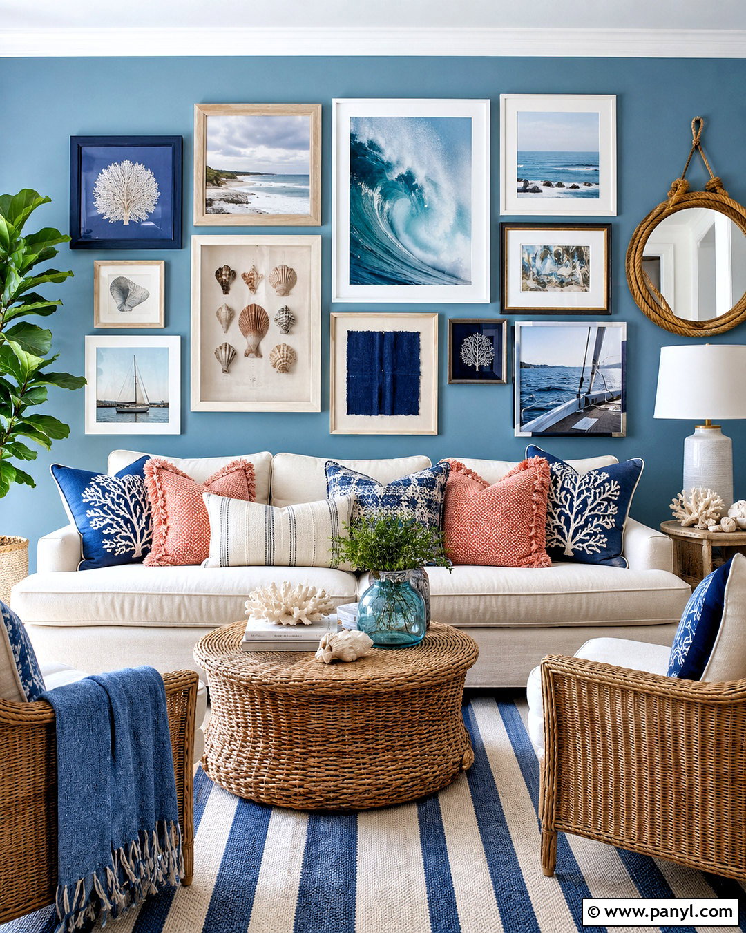 Coastal Maximalist Wall Art - 20 maximalist wall art ideas