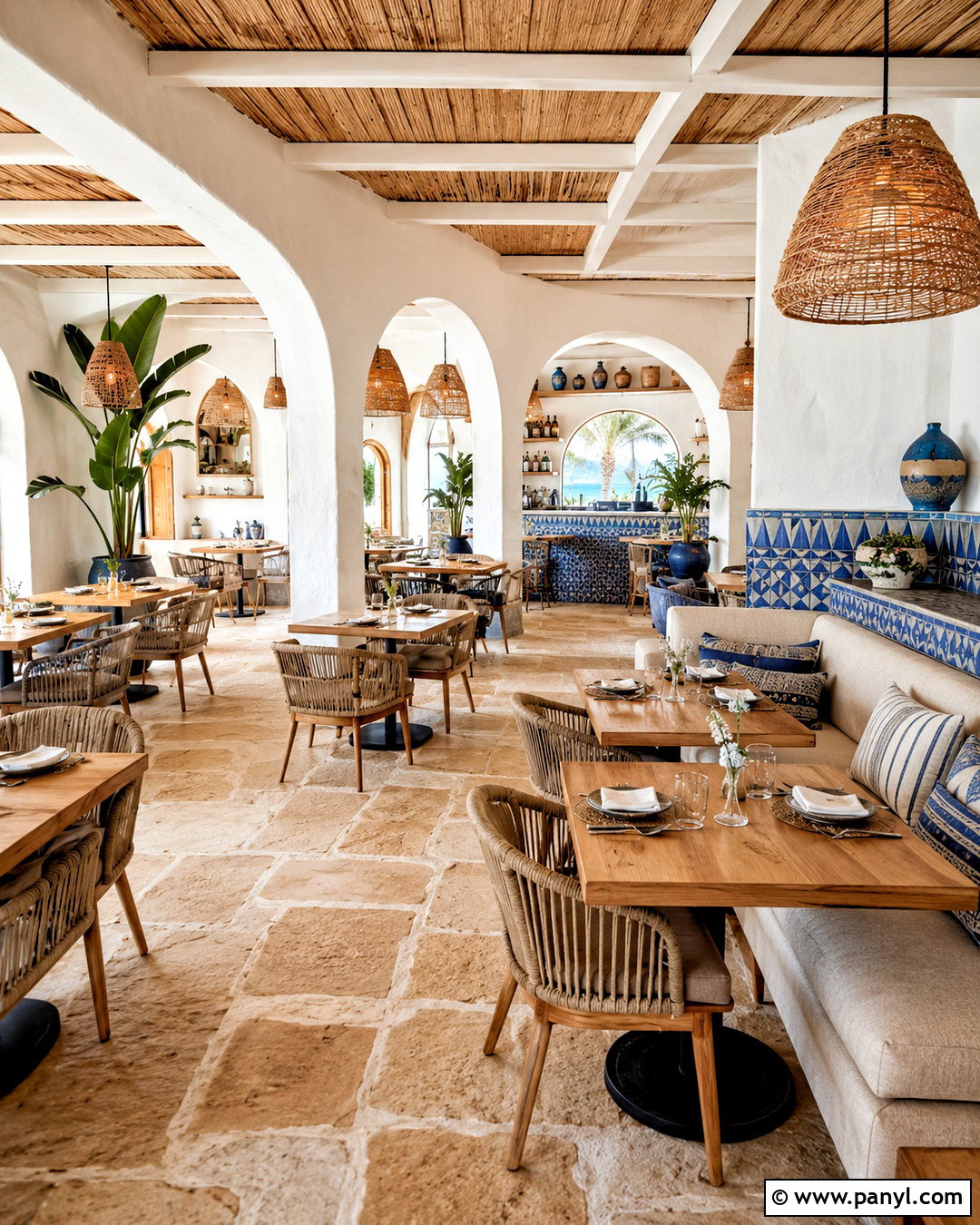 Coastal Moroccan Restaurant - 20 moroccan restaurant interior ideas