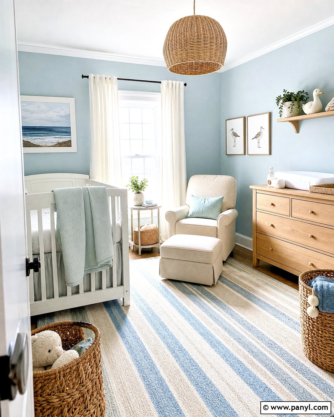 Coastal Nursery - 20 simple nursery ideas