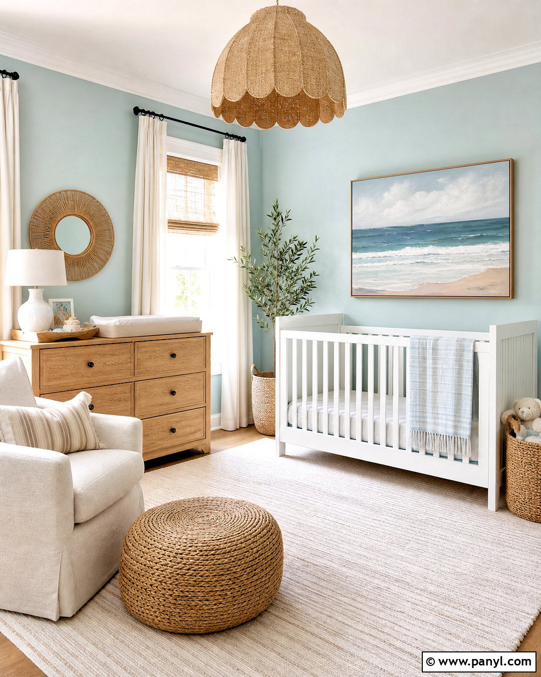 Coastal Nursery - 20 unisex nursery ideas