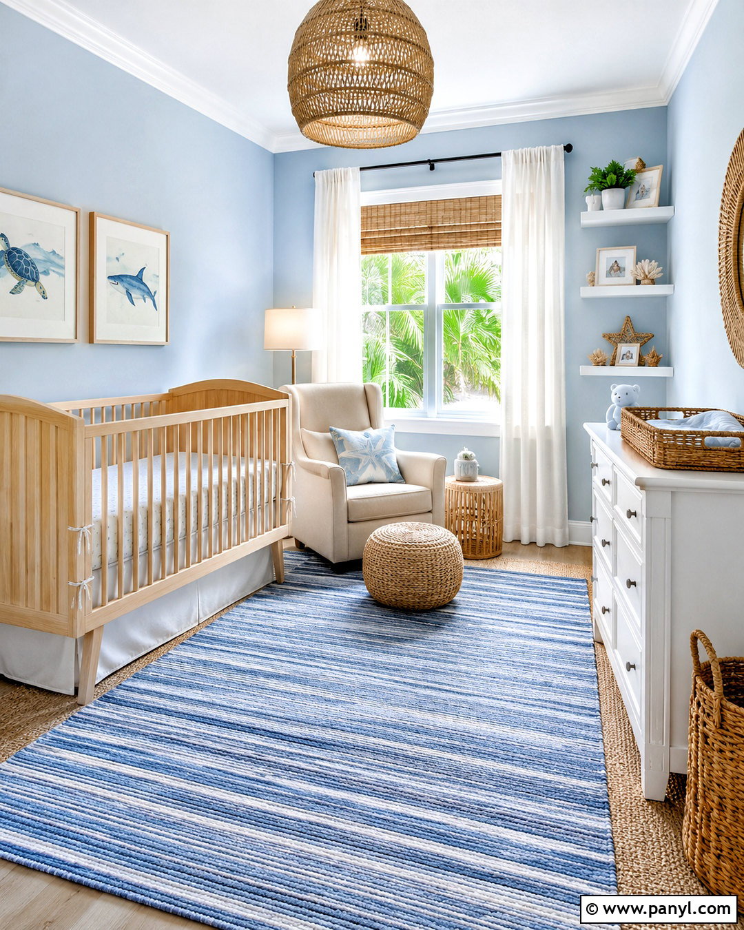Coastal Nursery - 20 nursery design ideas