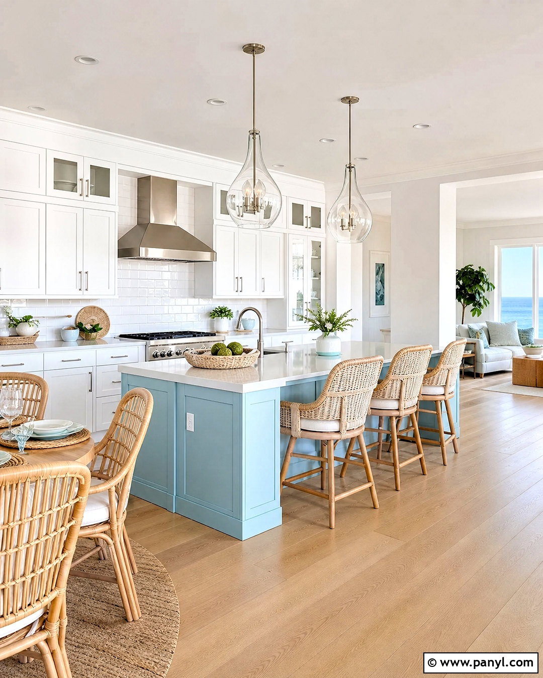 Coastal Open Kitchen - 20 open kitchen design ideas