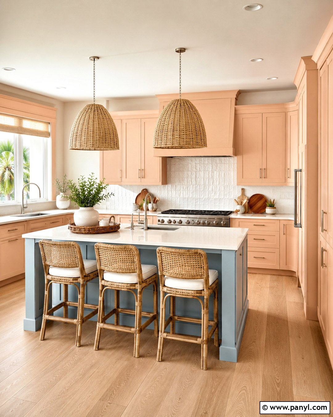 Coastal Peach Kitchen Cabinets - 20 peach kitchen cabinets