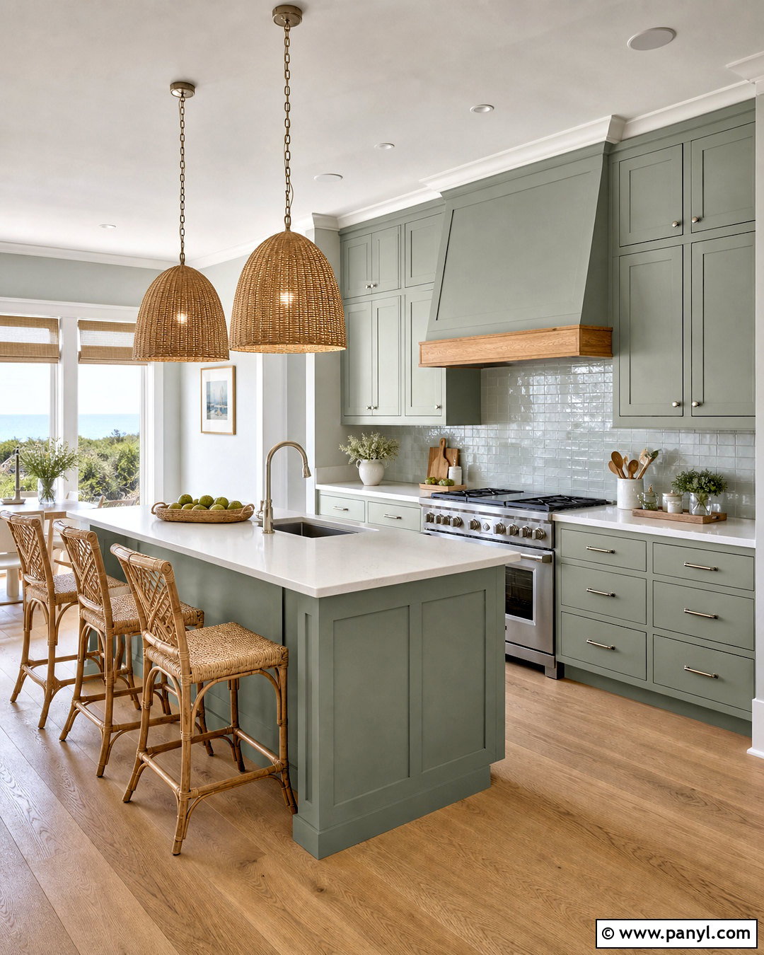 Coastal Sage Green And Gray Kitchen - 20 sage green and grey kitchen ideas